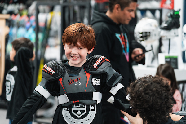 Little Kings Learn to Play at Skating Edge Ice Arena