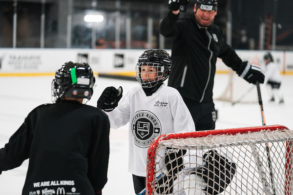 Little Kings Learn to Play at Skating Edge Ice Arena