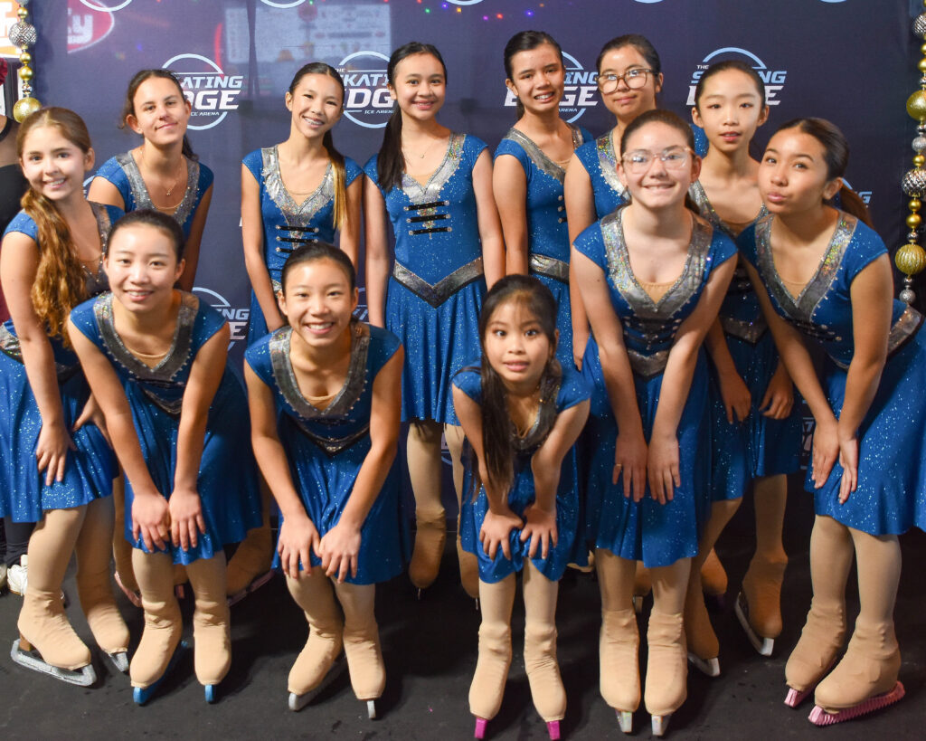 LA Edge Synchronized Skating Team Skating Edge Arena Winter Recital