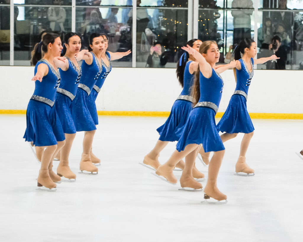 LA Edge Synchronized Skating Team Skating Edge Arena Winter Recital