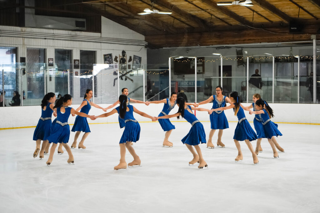 LA Edge Synchronized Skating Team Skating Edge Arena Winter Recital